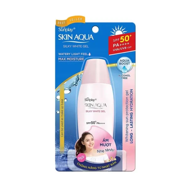 SKIN Aqua Silky White Gel SPF 50++ 70g