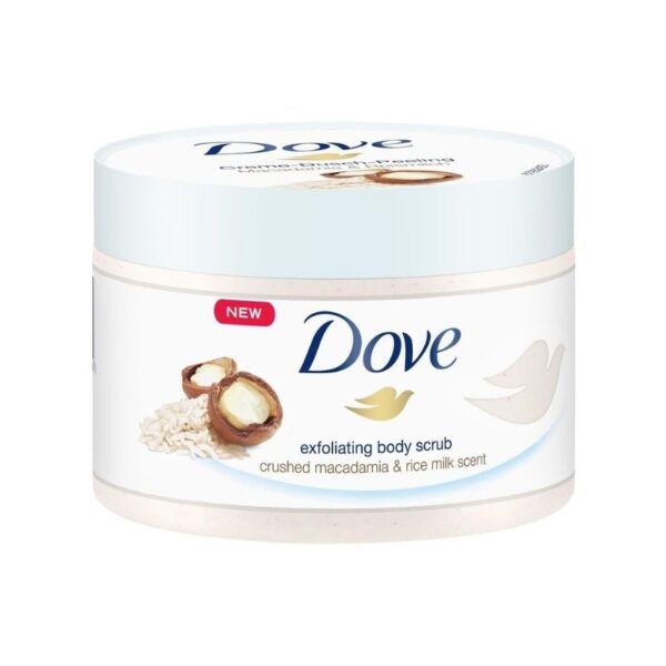 Dove Exfoliating Body Polish Crushed Macadamia & Rice Milk Scent 225ml