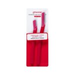 Groome Eyebrow And Facial Razor- Scarlet Edge ( 2pcs)