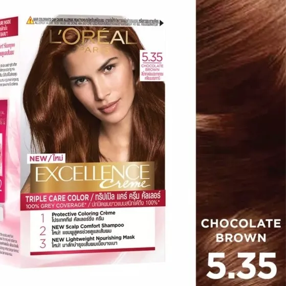 Loreal Excellence Creme Hair Colour 5.35 Chocolate Brown