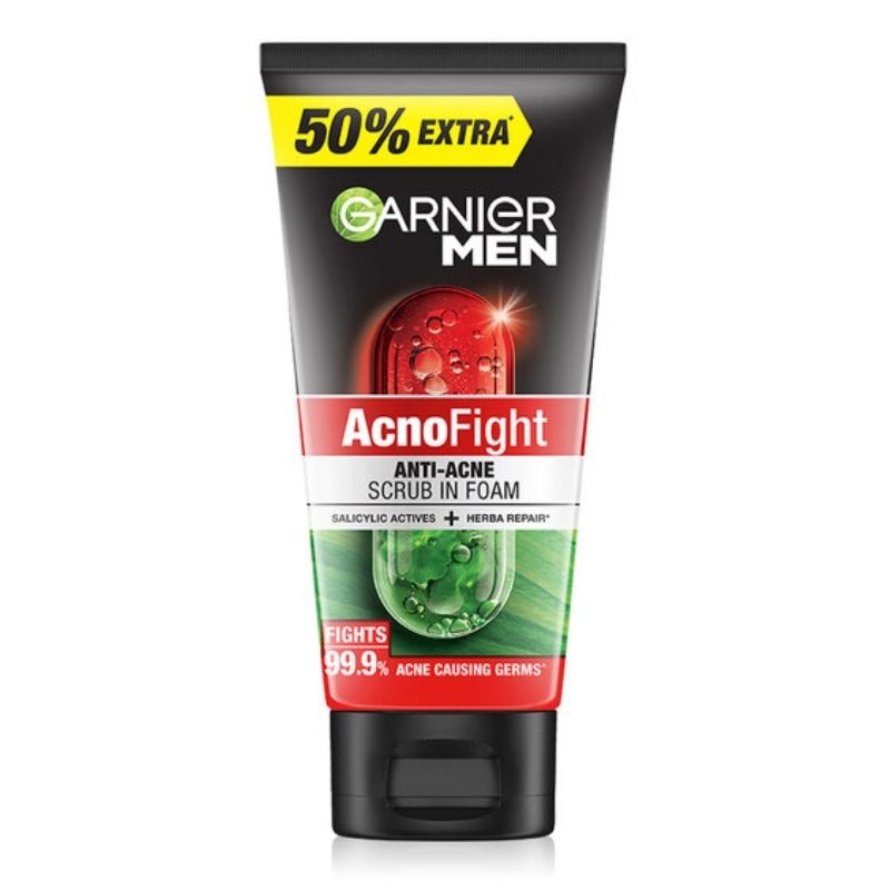 Garnier Men AcnoFight Anti-Acne Scrub Face Wash storybrand