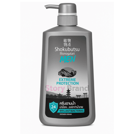 Shokubutsu  Men  Extreme Protection Antibacterial  Body Wash 500ml