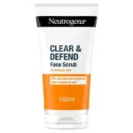 Neutrogena Clear and Defend Face Scrub 2% Salicylic Acid 150ml