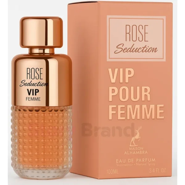 Rose Seduction VIP Pour Eau De Perfume Maison Alhambra 100ml