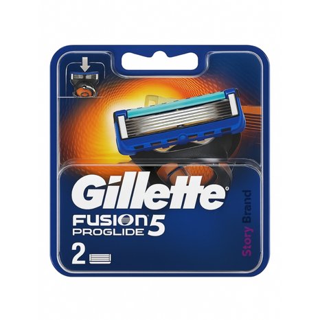 Gillette Fusion5 Proglide Razor Blade Refills – 2 Cartridges