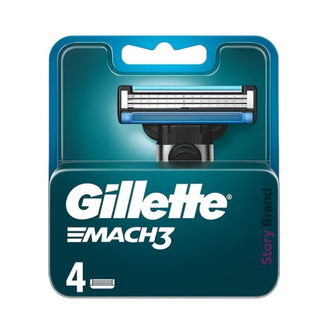 Gillette Mach3 Razor Blade Refill – 4 Cartridges 