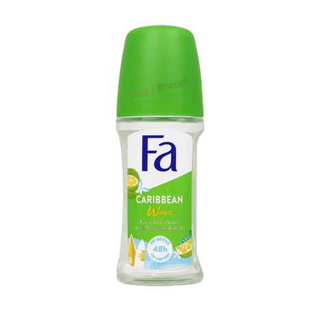 Fa Caribbean Wave Roll-On Deodorant – Exotic Citrus Scent  50ml