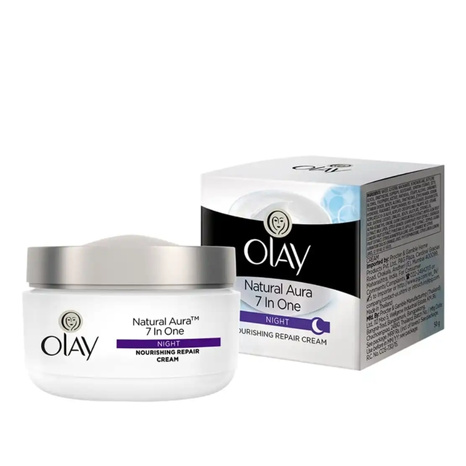 Olay Natural Aura 7-in-1 Nourishing Repair Night Cream – 50g