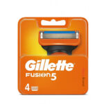 Gillette Fusion5 Razor Blade Refills – Pack of 4 Cartridges