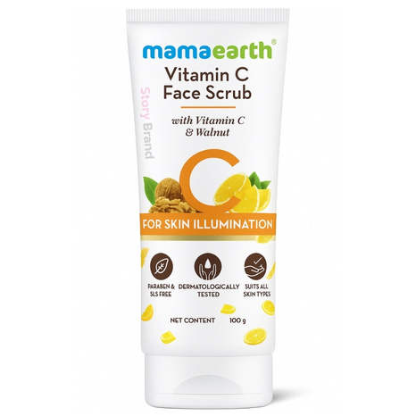 Mamaearth Vitamin C Face Scrub – 100g