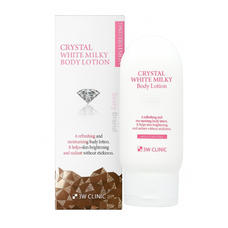 3W Clinic Crystal White Milky Body Lotion 150g