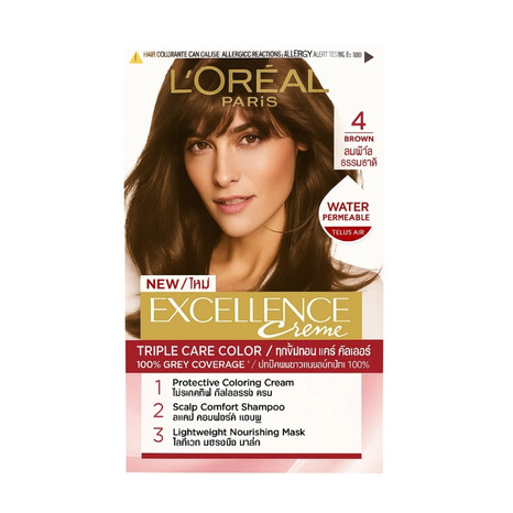 LOréal Paris Excellence Crème – Brown 4 (Triple Care Color)