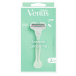 Gillette Venus Smooth Sensitive Razor – 2 Blades