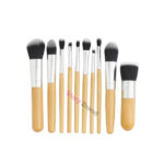 Makeup Brush Set – 10 Pcs Wooden Handle Professional Brushes