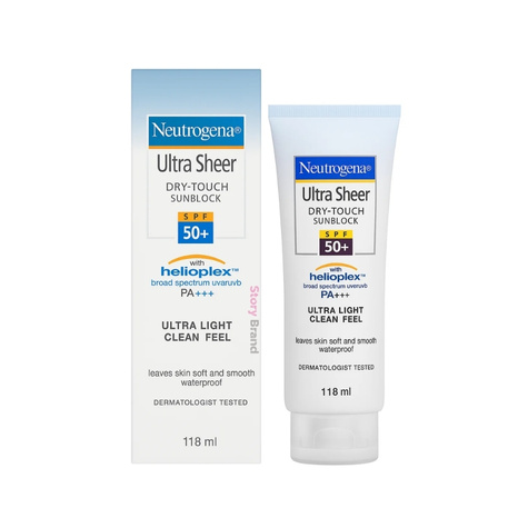 Neutrogena Ultra Sheer Dry-Touch Sunblock SPF 50+ PA+++ – 118ml