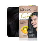 Streax Gel Hair Colour – Natural Black (1) 150ml