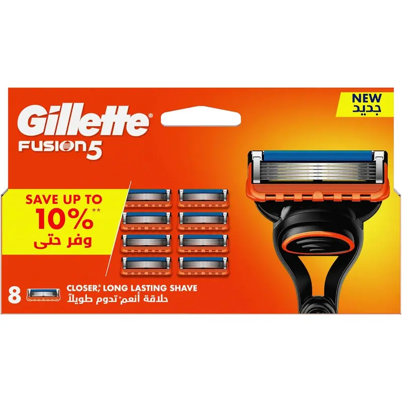 Gillette Fusion5 Blade Refills – (8 Cartridges) storybraand