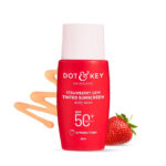 Dot & Key Strawberry Dew Tinted Sunscreen SPF 50+ PA++++ (02 Warm Ivory, 50ml)