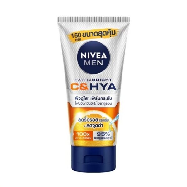 NIVEA Men Extra Bright C & HYA Vitamin Face Foaming Wash  150 ml