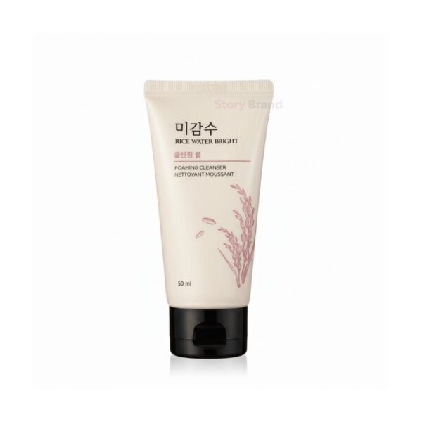 The Face Shop Rice Water Bright Foaming Cleanser   50ml