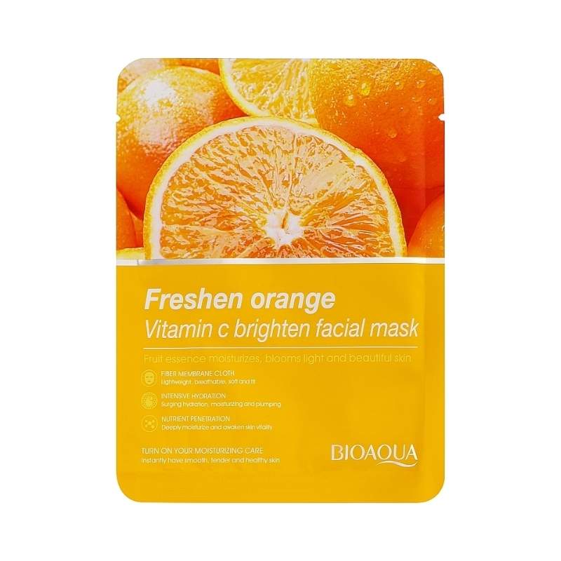 Bioaqua Freshen Orange Vitamin C Brighten Facial Mask