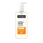 Neutrogena Clear and Defend 2% Salicylic Acid Face Wash  200ml (Italy)