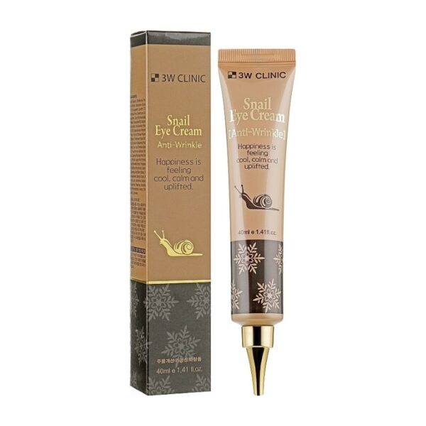 3W Clinic Snail Anti-Wrinkle Eye Cream   40ml