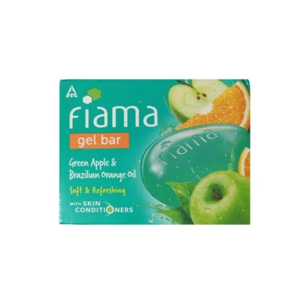 Fiama Green Apple & Brazilian Oil Gel Bar   125g