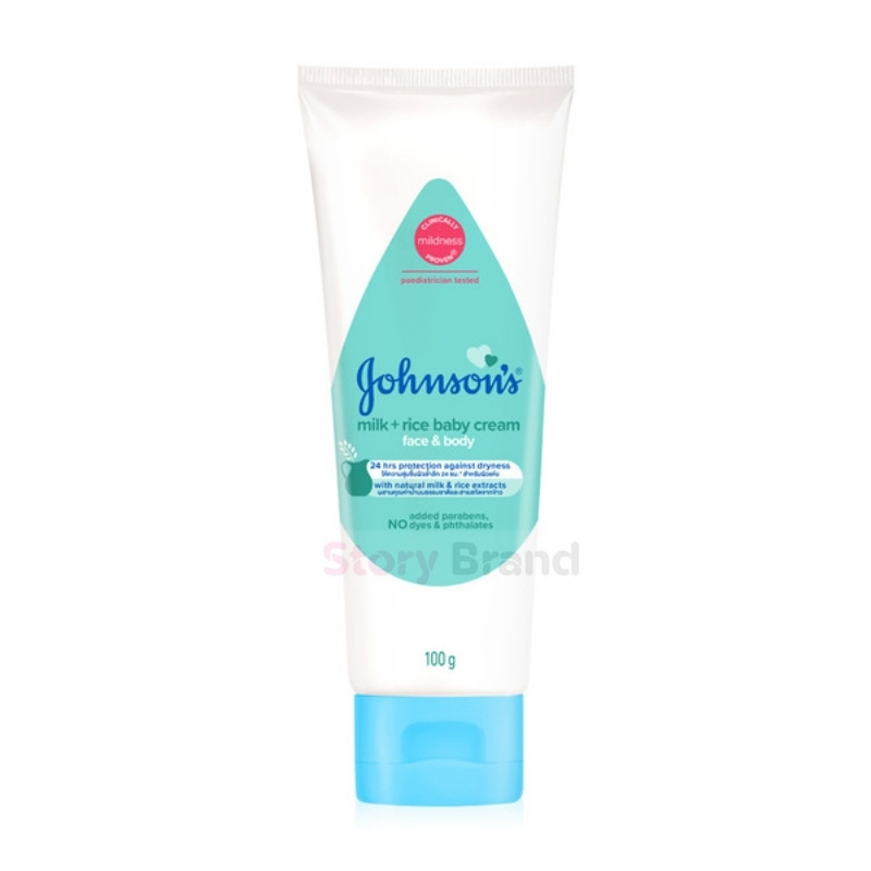 Johnsons Baby Milk + Rice Cream 100g