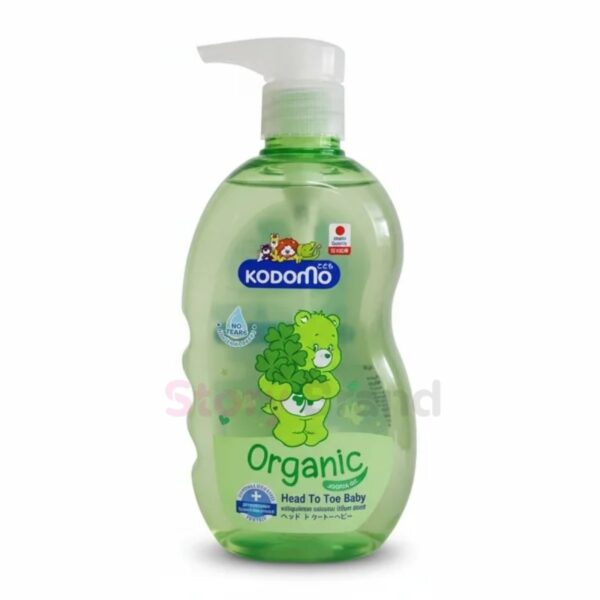 Kodomo Organic Baby Head to Toe Wash with Jojoba Oil   400ml