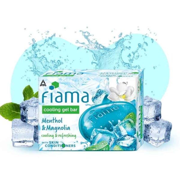 Fiama Menthol & Magnolia Cooling Gel Bar    125g