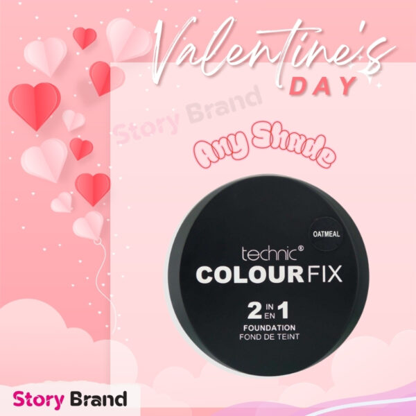 Technic Colour Fix 2 IN 1 Pressed Powder & Cream Foundation ANY SHADE