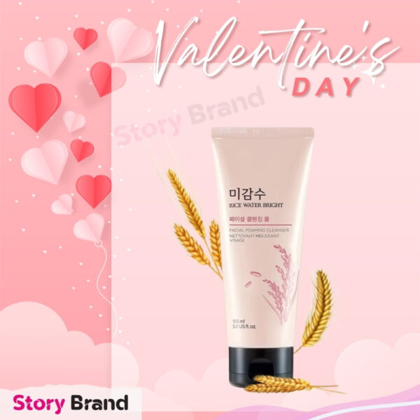 The Face Shop Rice Water Bright Foaming Cleanser (150ml)