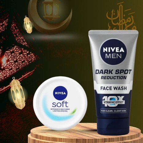 Ramadan Sale - NIVEA Men Dark Spot Reduction Face Wash 50g + Moisturizing Cream