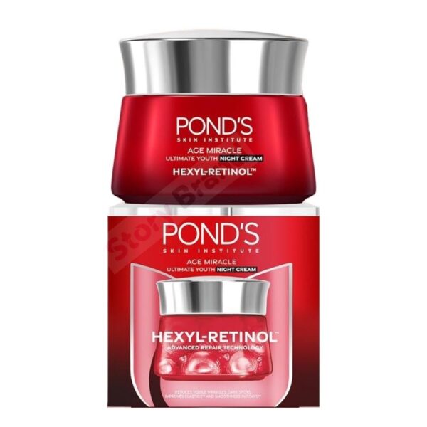 Pond’s HEXYL-RETINOL Age Miracle Ultimate Youth Night Cream  45g
