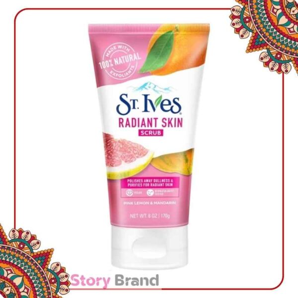 বৈশাখী ঝড় অফার — St. Ives Radiant Skin Scrub Pink Lemon & Mandarin 150ml