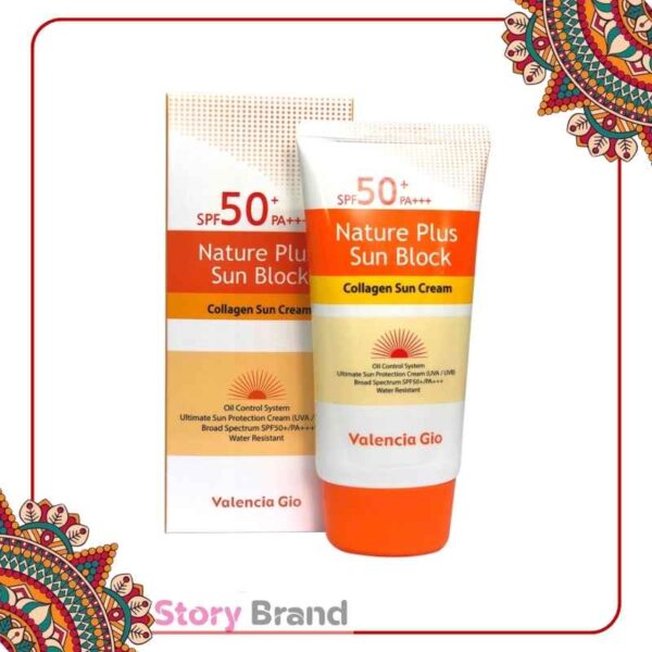 Valencia Gio Nature Plus Sun Block SPF 50+ PA+++ (70ml)