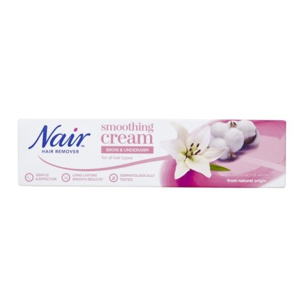 Nair Hair Remover Smoothing Cream Bikini & Under Arm   100ml