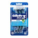 Gillette Blue3 Cool Men's Disposable Razors  6 Count