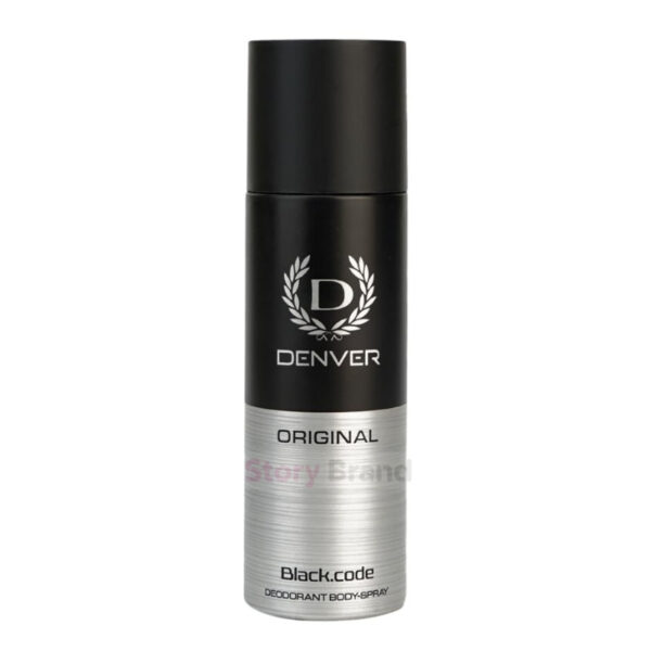 Denver Black Code Original Deodorant Body Spray   150ml