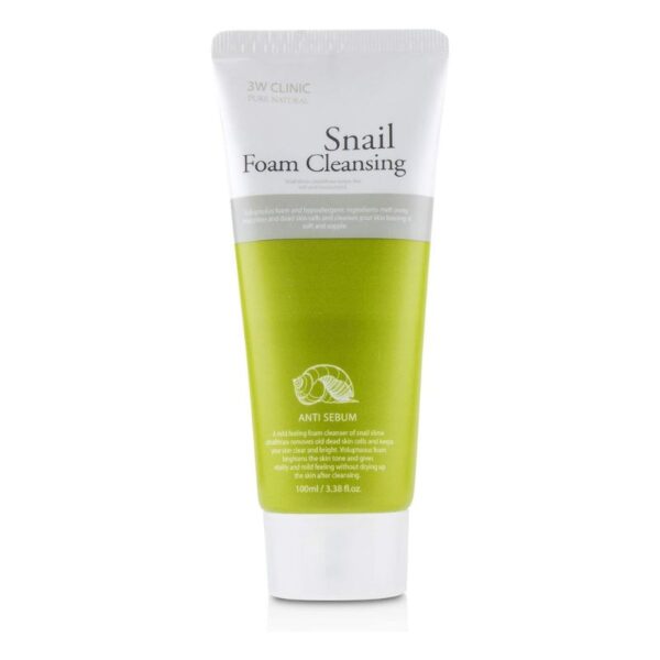 3W CLINIC Snail Foam Cleansing    100ml