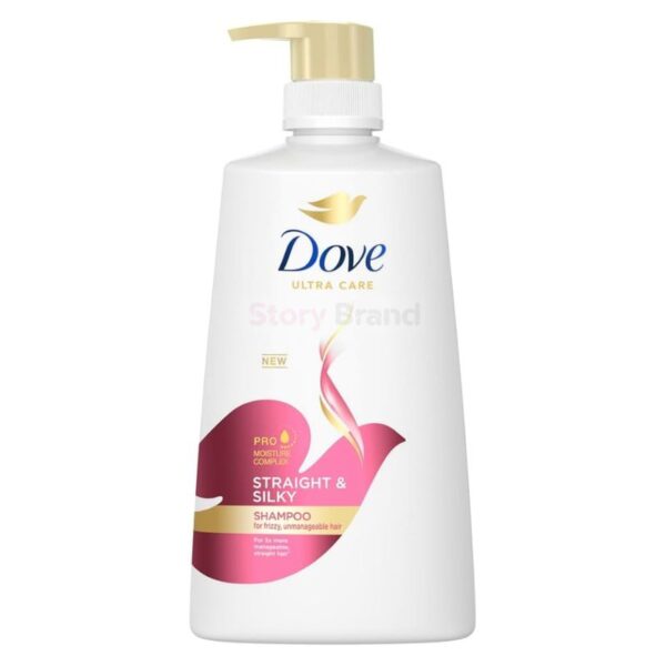 Dove Straight & Silky Shampoo For Frizzy Hair   680ml
