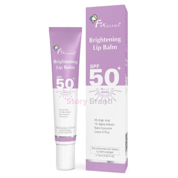 Fixderma Brightening Lip Balm With SPF 50 PA+++   15ml
