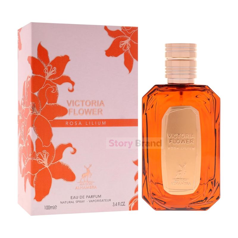 800800 ANTARA - 2026-08-06T175416.719 Maison Alhambra Victoria Flower Rosa Lilium for Women 100ml - Image 1