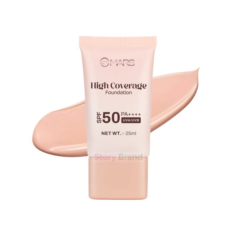 800800 ANTARA - 2026-08-16T174945.797 MARS High Coverage Foundation SPF 50PA++++ UVA/UVB 25ml (All Shade) - Image 1