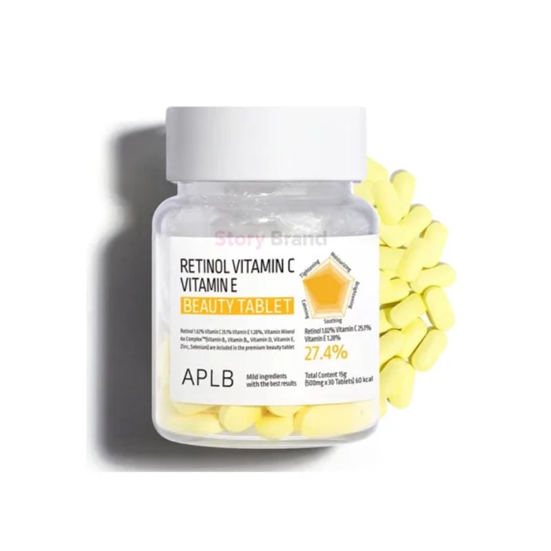 800800 ANTARA - 2026-08-26T132720.086 APLB Retinol Vitamin C Vitamin E Beauty Tablet 30 Tablets - Image 1