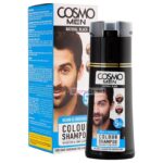 Cosmo Men Beard & Moustache Colour Shampoo   (Natural Black)  180ml